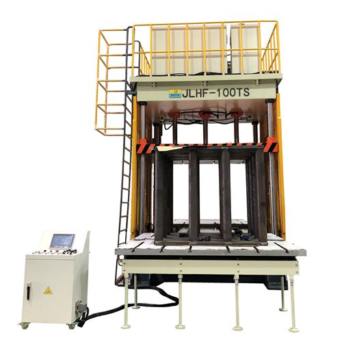 200-ton electro-pile assembly and shaping hydraulic press